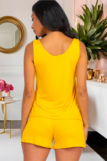 Comfy Tank Top & Shorts Set (Multiple Colors)